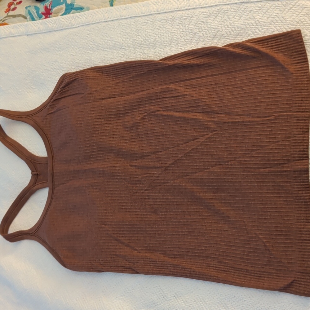 Lululemon Ebb To Street Tank. Ancient Copper Period Size 6.